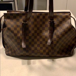 Louis Vuitton Damier Ebene Brown Chelsea Tote